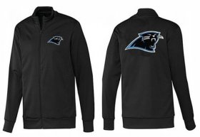 Wholesale Cheap NFL Carolina Panthers Team Logo Jacket Black_1