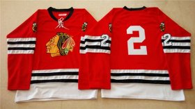 Wholesale Cheap Mitchell And Ness 1960-61 Blackhawks #2 Duncan Keith Red Stitched NHL Jersey