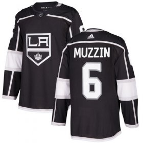 Wholesale Cheap Adidas Kings #6 Jake Muzzin Black Home Authentic Stitched Youth NHL Jersey