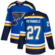 Wholesale Cheap Adidas Blues #27 Alex Pietrangelo Blue Home Authentic Stitched NHL Jersey