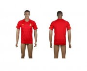 Wholesale Cheap Ghana Blank Red Away Soccer Country Jersey