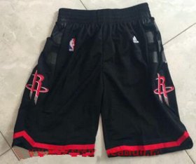 Wholesale Cheap Men\'s Houston Rockets Black Basketball Shorts