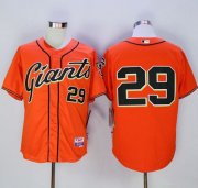 Wholesale Cheap Giants #29 Jeff Samardzija Orange Alternate Cool Base Stitched MLB Jersey