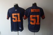 Wholesale Cheap Bears #51 Dick Butkus Blue/Orange 1940s Throwback Stitched NFL Jersey