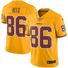 Wholesale Cheap Nike Redskins #86 Jordan Reed Gold Men\'s Stitched NFL Limited Rush Jersey
