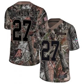 Wholesale Cheap Nike Texans #27 Duke Johnson Jr Camo Youth Stitched NFL Limited Rush Realtree Jersey