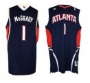 Wholesale Cheap Atlanta Hawks #1 Tracy McGrady Revolution 30 Swingman Blue Jersey