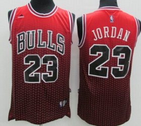 Wholesale Cheap Chicago Bulls #23 Michael Jordan Red/Black Resonate Fashion Jersey