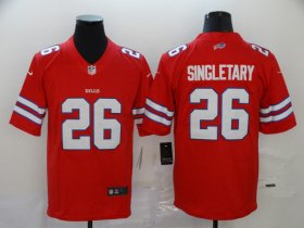 Wholesale Cheap Men\'s Buffalo Bills #26 Devin Singletary Red Vapor Untouchable Limited Stitched NFL Jersey