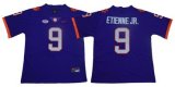 Wholesale Cheap Men's Nike Clemson Tigers #9 Travis Etienne Jr Purple Team Color 2019 New Limited Football Jersey