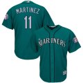 Wholesale Cheap Seattle Mariners #11 Edgar Martinez Majestic 2019 Hall of Fame Induction Alternate Cool Base Player Jersey Northwest Green
