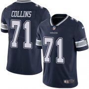 Wholesale Cheap Nike Cowboys #71 La'el Collins Navy Blue Team Color Men's Stitched NFL Vapor Untouchable Limited Jersey