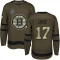 Wholesale Cheap Adidas Bruins #17 Milan Lucic Green Salute to Service Stanley Cup Final Bound Stitched NHL Jersey
