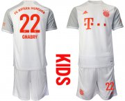 Wholesale Cheap Youth 2020-2021 club Bayern Munich away white 22 Soccer Jerseys