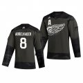 Wholesale Cheap Detroit Red Wings #8 Justin Abdelkader Adidas 2019 Veterans Day Men's Authentic Practice NHL Jersey Camo