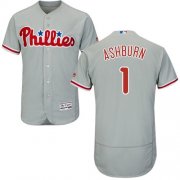 Wholesale Cheap Phillies #1 Richie Ashburn Grey Flexbase Authentic Collection Stitched MLB Jersey