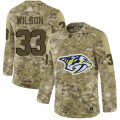 Wholesale Cheap Adidas Predators #33 Colin Wilson Camo Authentic Stitched NHL Jersey