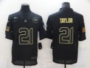 Wholesale Cheap Men's Washington Redskins #21 Sean Taylor Black 2020 Salute To Service Stitched NFL Nike Limited Jersey