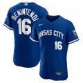Wholesale Cheap Men's Kansas City Royals #16 Andrew Benintendi Blue Flex Base Stitched Jersey