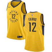Wholesale Cheap Nike Pacers #12 Tyreke Evans Gold NBA Swingman Statement Edition Jersey