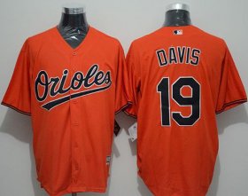Wholesale Cheap Orioles #19 Chris Davis Orange New Cool Base Stitched MLB Jersey