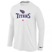 Wholesale Cheap Nike Tennessee Titans Critical Victory Long Sleeve T-Shirt White