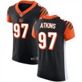 Wholesale Cheap Nike Bengals #97 Geno Atkins Black Team Color Men's Stitched NFL Vapor Untouchable Elite Jersey