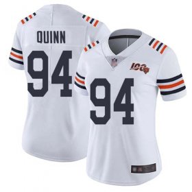 Wholesale Cheap Nike Bears #94 Robert Quinn White Alternate Women\'s Stitched NFL Vapor Untouchable Limited 100th Season Jersey