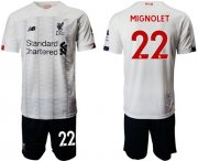 Wholesale Cheap Liverpool #22 Mignolet Away Soccer Club Jersey