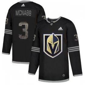 Wholesale Cheap Adidas Golden Knights #3 Brayden McNabb Black Authentic Classic Stitched NHL Jersey