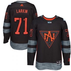 Wholesale Cheap Team North America #71 Dylan Larkin Black 2016 World Cup Stitched NHL Jersey