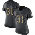 Wholesale Cheap Nike Cowboys #31 Trevon Diggs Black Women's Stitched NFL Limited 2016 Salute to Service Jersey