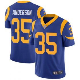 Wholesale Cheap Nike Rams #35 C.J. Anderson Royal Blue Alternate Youth Stitched NFL Vapor Untouchable Limited Jersey