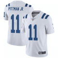 Wholesale Cheap Men's Indianapolis Colts #11 Michael Pittman Jr. White Limited Color Rush Vapor Untouchable Limited Stitched Jersey