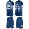 Wholesale Cheap Nike Colts #29 Malik Hooker Royal Blue Team Color Men's Stitched NFL Limited Tank Top Suit Jersey