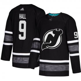 Wholesale Cheap Adidas Devils #9 Taylor Hall Black Authentic 2019 All-Star Stitched NHL Jersey