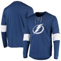 Wholesale Cheap Tampa Bay Lightning adidas Platinum Long Sleeve Jersey T-Shirt Blue