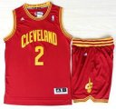 Wholesale Cheap Cleveland Cavaliers 2 Kyrie Irving Red Revolution 30 Swingman Jerseys Shorts NBA Suits