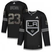 Wholesale Cheap Adidas Kings #23 Dustin Brown Black Authentic Classic Stitched NHL Jersey
