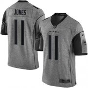 Wholesale Cheap Nike Falcons #11 Julio Jones Gray Men's Stitched NFL Limited Gridiron Gray Jersey
