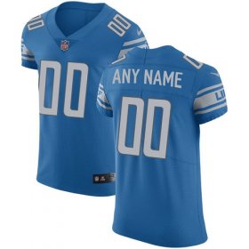 Wholesale Cheap Nike Detroit Lions Customized Blue Team Color Stitched Vapor Untouchable Elite Men\'s NFL Jersey