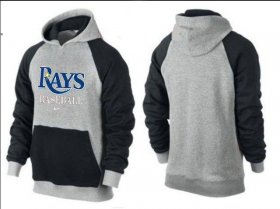 Wholesale Cheap Tampa Bay Rays Pullover Hoodie Grey & Blue