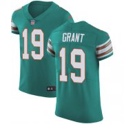 Wholesale Cheap Nike Dolphins #19 Jakeem Grant Aqua Green Alternate Men's Stitched NFL Vapor Untouchable Elite Jersey