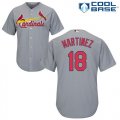 Wholesale Cheap Cardinals #18 Carlos Martinez Grey Cool Base Stitched Youth MLB Jersey