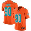 Wholesale Cheap Nike Dolphins #90 Shaq Lawson Orange Men's Stitched NFL Limited Inverted Legend Jersey
