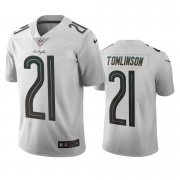 Wholesale Cheap Los Angeles Chargers #21 Ladainian Tomlinson White Vapor Limited City Edition NFL Jersey
