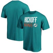 Wholesale Cheap Miami Dolphins Fanatics Branded Kickoff 2020 T-Shirt Aqua