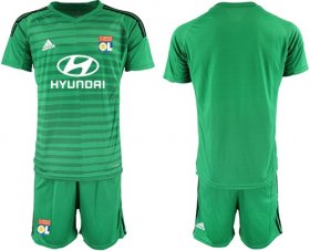 Wholesale Cheap Lyon Blank Green Goalkeeper Soccer Club Jersey