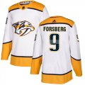 Wholesale Cheap Adidas Predators #9 Filip Forsberg White Road Authentic Stitched Youth NHL Jersey