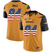 Wholesale Cheap Missouri Tigers 84 Emanuel Hall Gold USA Flag Nike College Football Jersey
